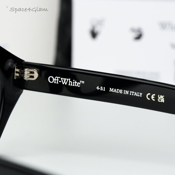 Off-White Women Eyeglasses Black Cat Eye OERJ043 STYLE 43 1000 NEW AUTHENTIC main image 5